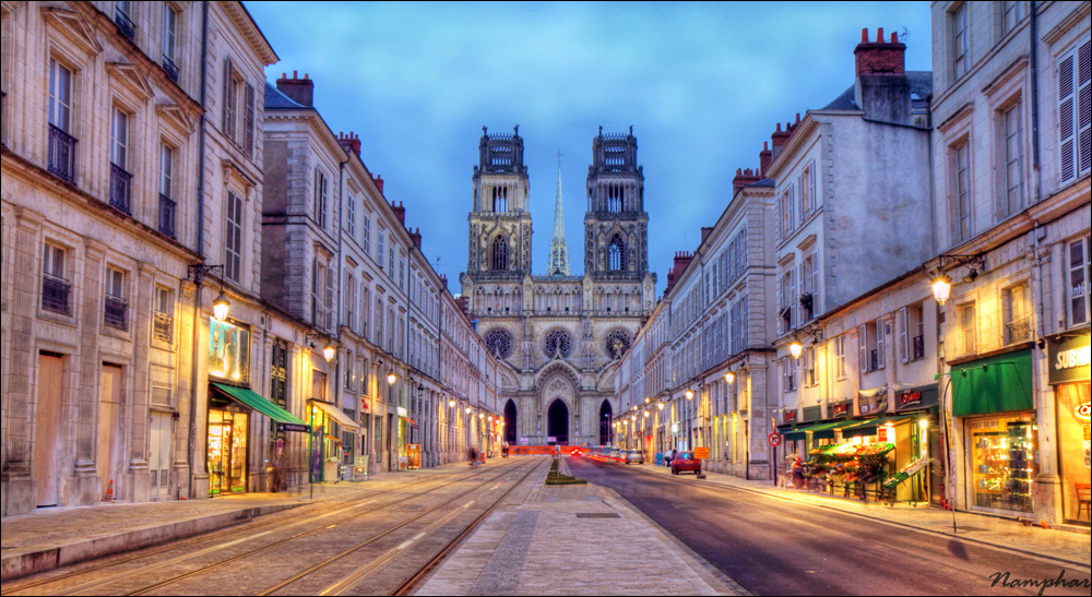 Heure bleu à Orléans